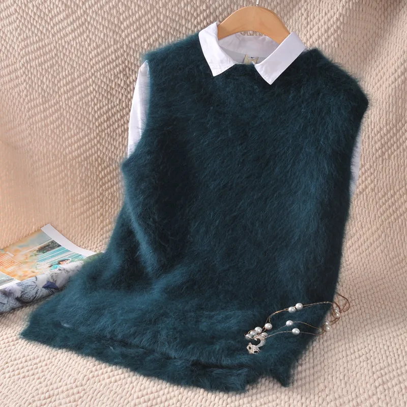2019 100% Genuine Mink Cashmere Sweater Women