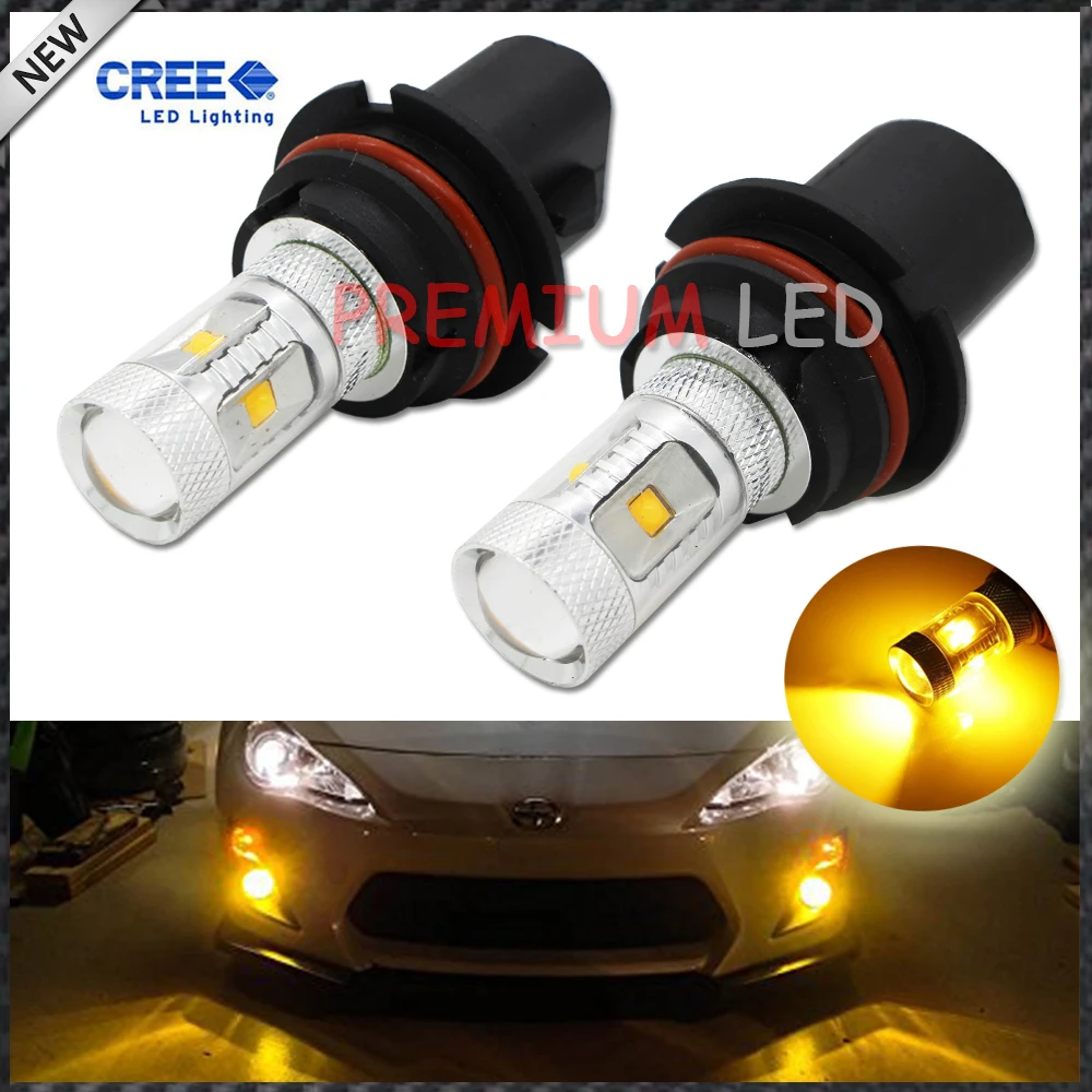 

2pcs JDM Gold Yellow 3000K 30W CRE'E High Power 9007 HB5 LED Replacement Bulbs For car Headlights Fog Driving Lamps