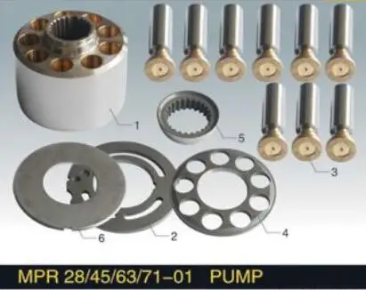 

LINDE MPR63 Запчасти для гидравлического насоса