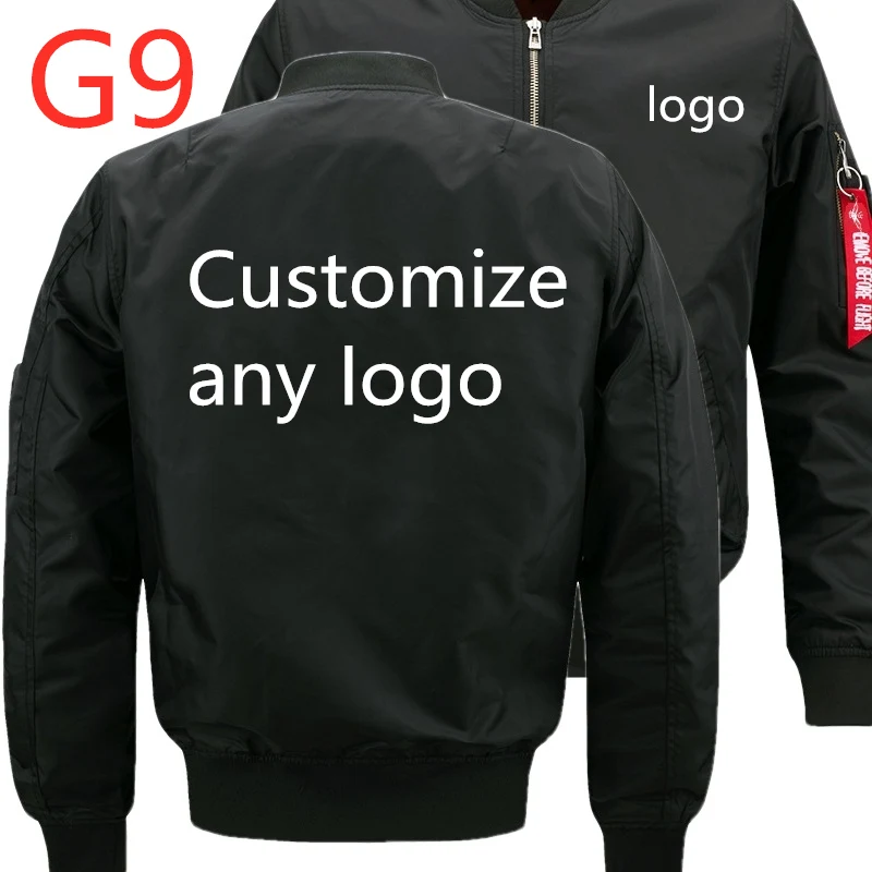 G9 Новинка напечатанный логотип торговой марки куртка мужская повседневная свободная для мужчин куртки спортивная куртка Бомбер мужские толстовки пальто большой размер S-5XL