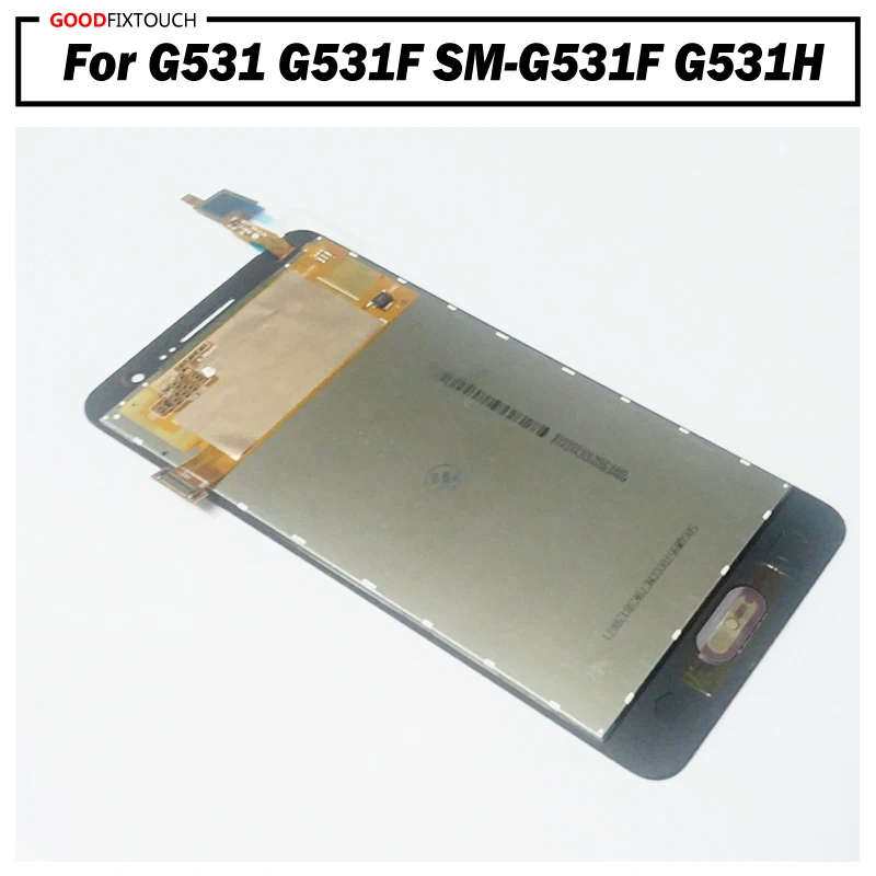 Высокое качество для samsung Galaxy Grand Prime G531 G531F SM-G531F G531H ЖК-дисплей+ кодирующий преобразователь сенсорного экрана в сборе+ кнопка home