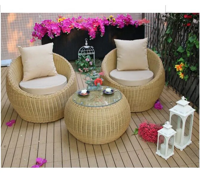 

Hot sale good quality royal outdoor garden wicker coffee table furniture