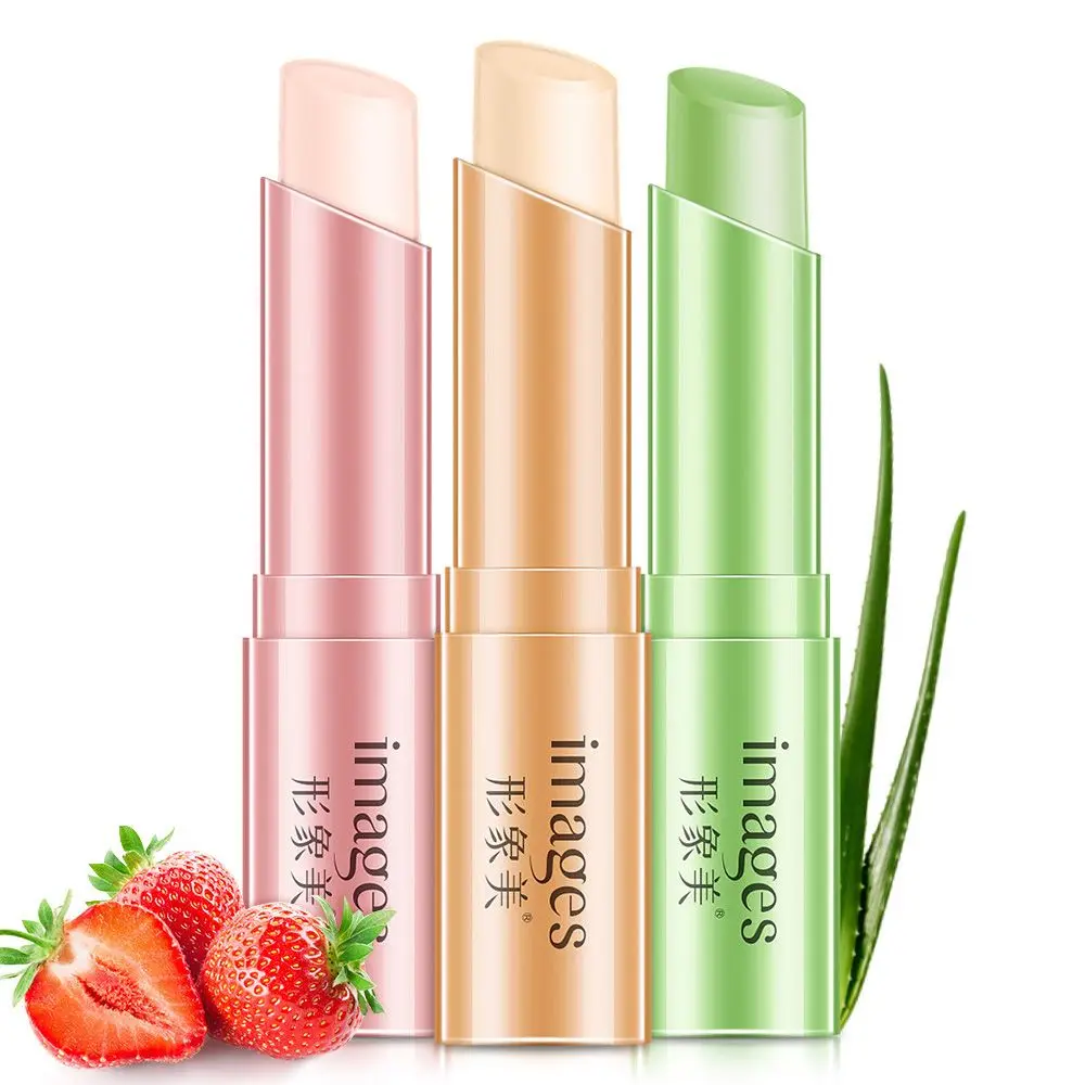 Aloe vera Lip Balm Honey Strawberry Tender Hydrating Lip Balm Moisturizing Lip Care Prevent Weather-shack Fade Lip Lines Makeup