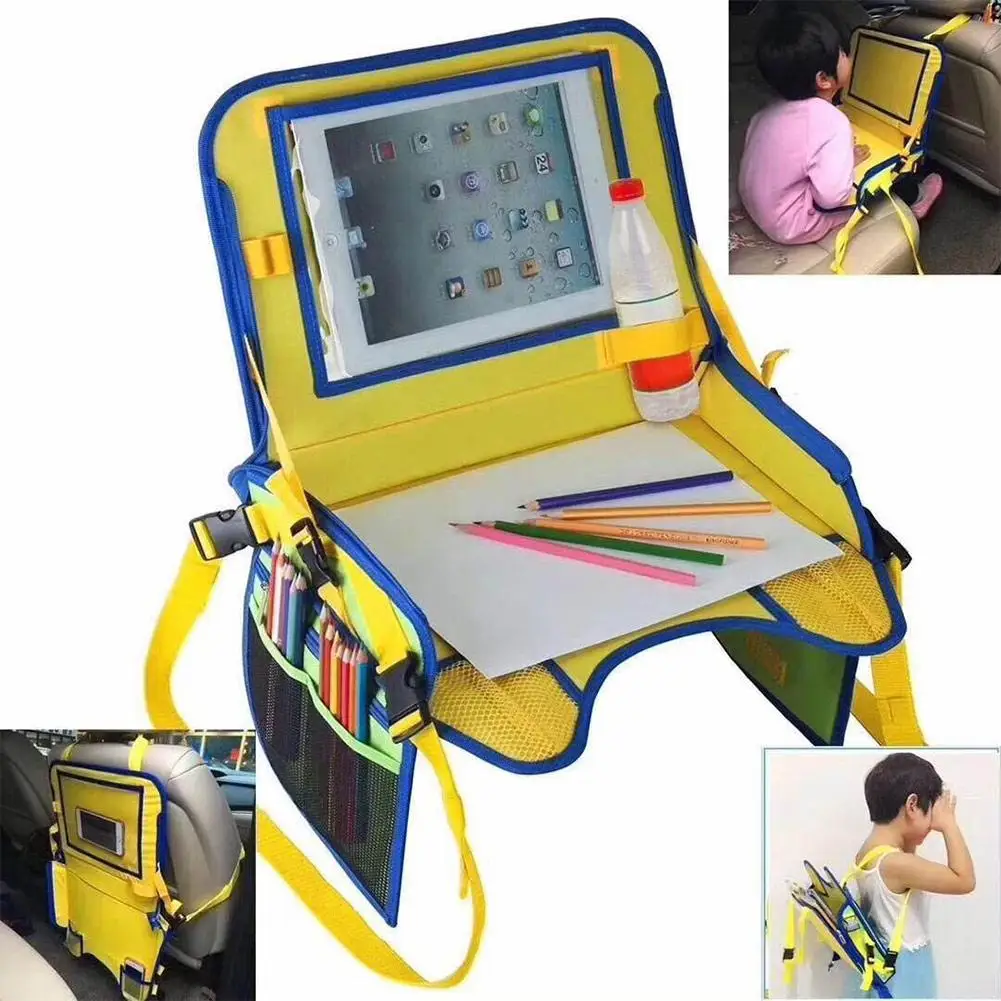 Étanche Plateau De Siège De Voiture Enfants Bébé Poussette Accessoires Enfant Siège De Voiture Portable Alimentaire Collation Bac de Voyage de Jeu Table