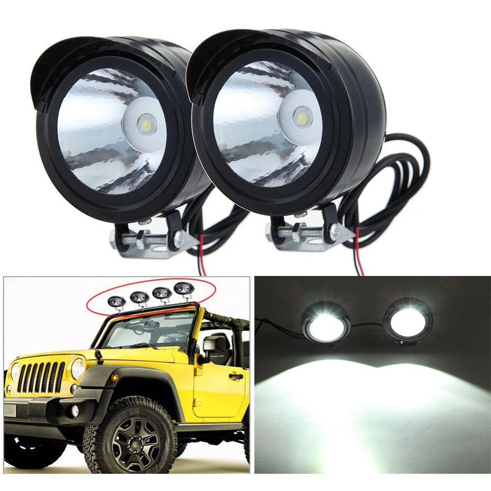 12V 24V 36V 48V 80V LED Driving Lights Motorcycle Motor LED Front Spot Light Headlight font