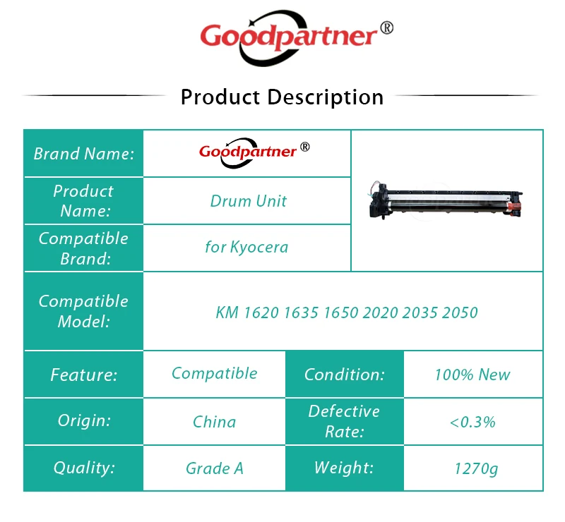 1X 302C982010 2C982010 MK-410 MK-413 черный Фотобарабан Ремонтный комплект для Kyocera MK 410 413 км 1620 1635 1650 2035 2050