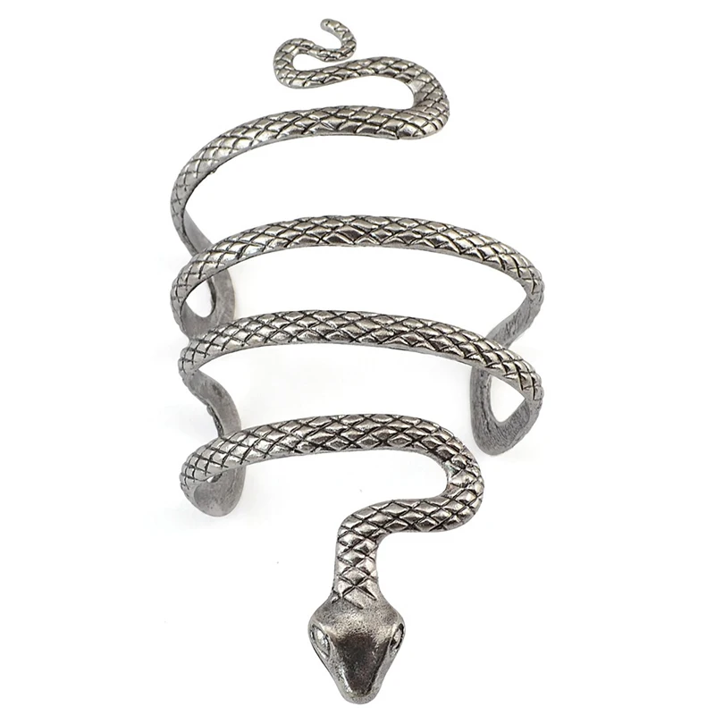 

Vintage Style Silver Snake Shape Open Bangle Cuff Bracelets Bangle Gypsy