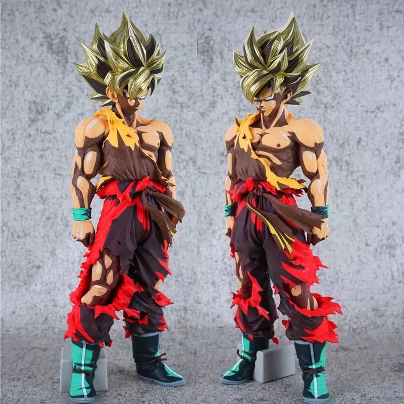35cm Dragon Ball Z Figures Son Goku Figure Comic No 55 DBZ Super Saiyan