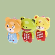 Животные звучащие вокальный музыкальный мобильный телефон электронная игрушка для ребенка дети развивающие Обучающие Детские игрушки