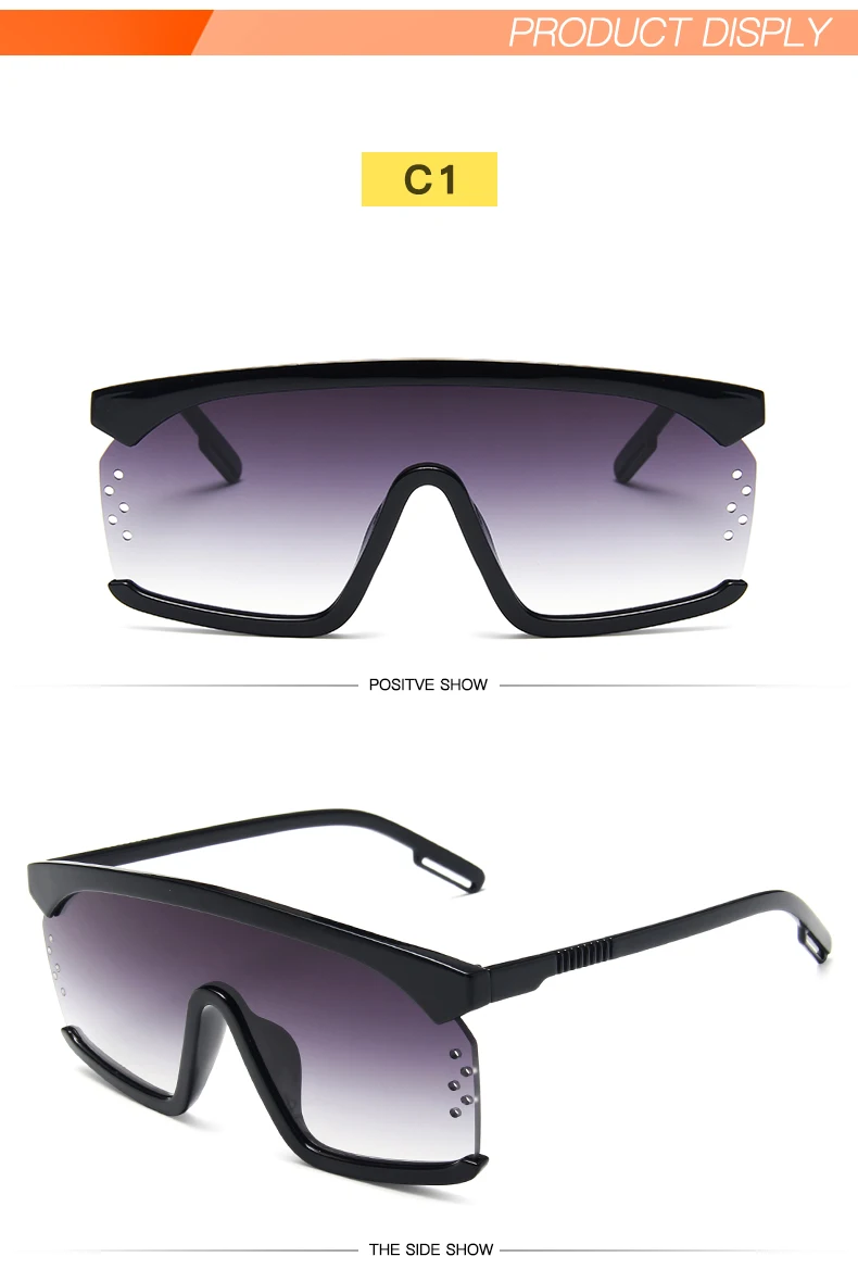 Longkeader негабаритных квадратных солнцезащитных очков для женщин Роскошные Брендовые женские полуоправы солнцезащитные очки панка Oculos UV400