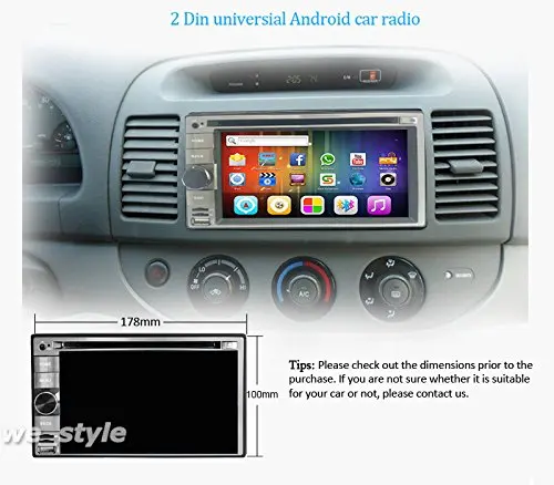 Perfect 2 Din Car Stereo In Dash Head Unit Deck GPS Navigation Built-in 3D Map Bluetooth Support 3G Wifi android 4.2 OS 6.2 Inch LCD Mon 2