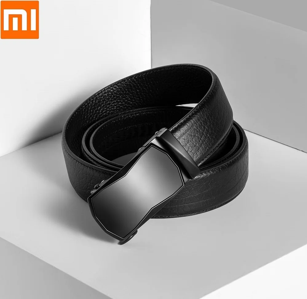 Ремень Xiaomi VLLICON мужской с автоматической пряжкой Модный деловой повседневный