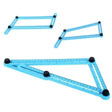 Multifunctional Multi Angle Width Measuring Instrument Angle ruler Template Tools Four sided Mechanism Slide Angle ruler