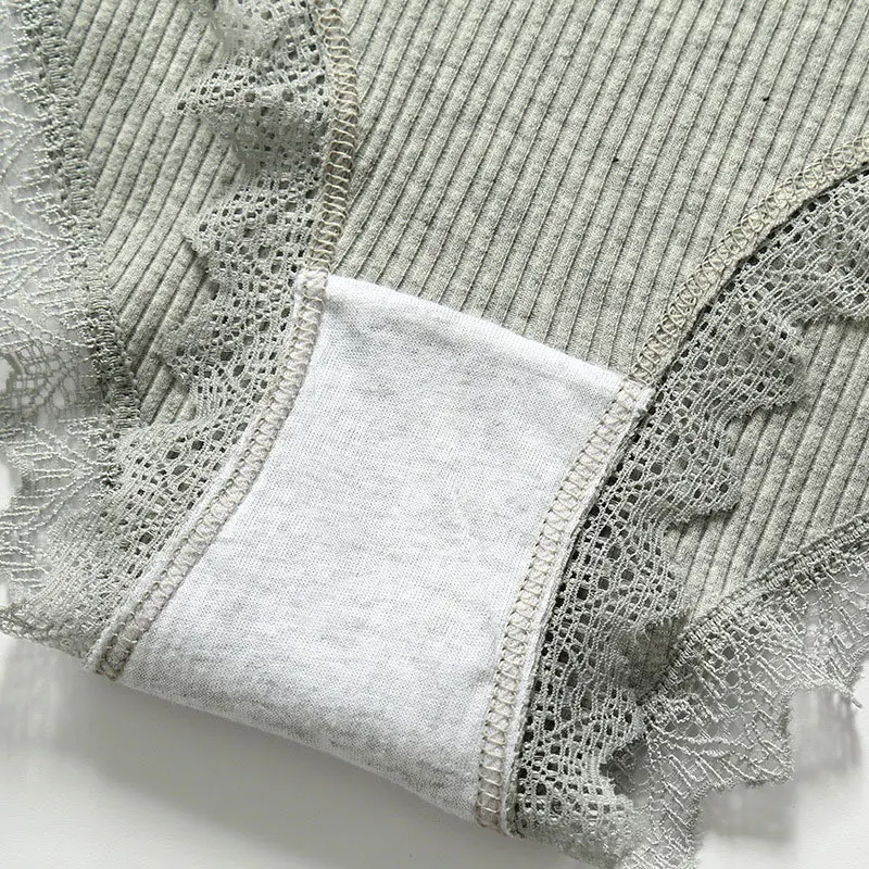 Women's Cotton Lace Kawaii Panties - Girls Knickers Briefs for Comfortable Spring Underwear image 5