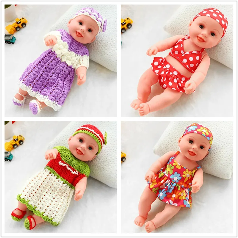 

40CM Reborn Baby Doll Hand sweater Dolls Soft Vinyl Silicone Lifelike Alive Babies Toys For Kids Girls Birthday Chirstmas Gifts