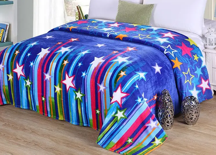 New brand hot fleece blankets adult winter thick blanket super soft