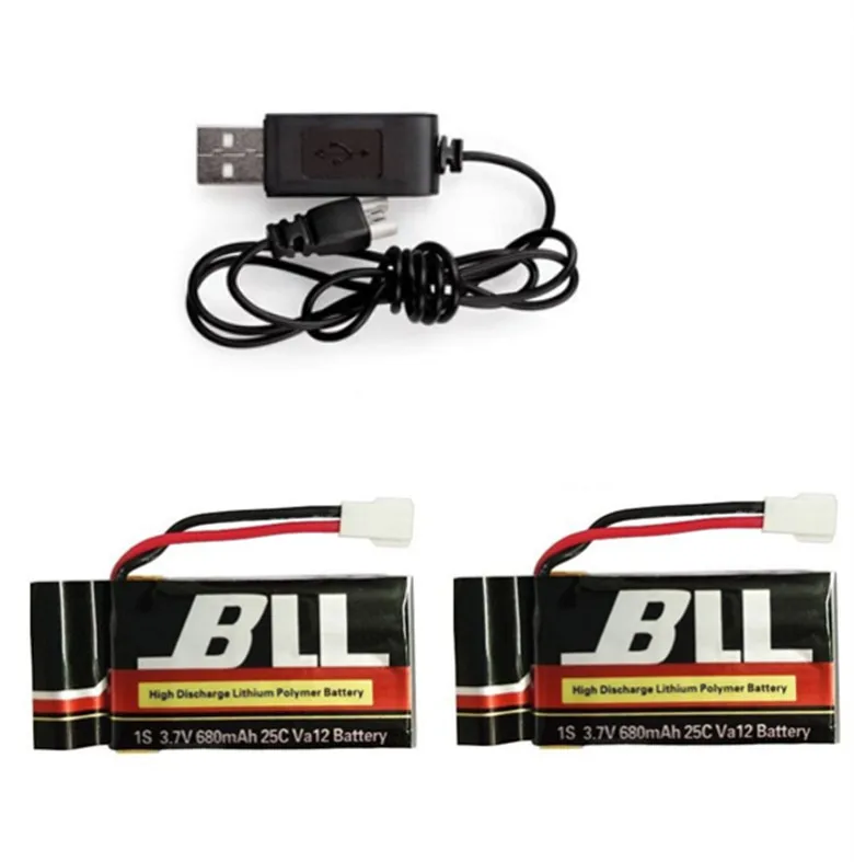 

Syma x5sc X5C X5C-1 H5C 3.7V 680mAh x5c battery part upgrade 21 USB battery X2 charging line accessory Sima RC UAV