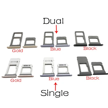 

For Samsung Galaxy A8 2018 A530 SIM Card Slot SD Card Tray Holder Adapter