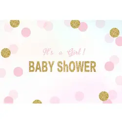 Индивидуальные 10ft в горошек baby shower вечерние стены фон для события фотостудии фоны