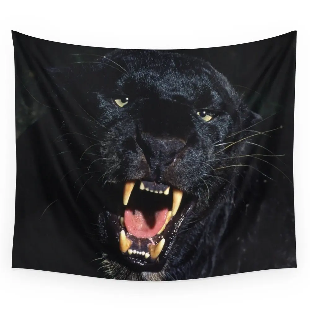 

Black Leopard (Panther) Wall Tapestry Hanging Tapestry For Wall Decoration Fashion
