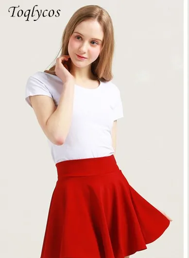 The latest monochrome short-sleeved T-shirt for women summer tight top white slim round neck shirt for women Tops