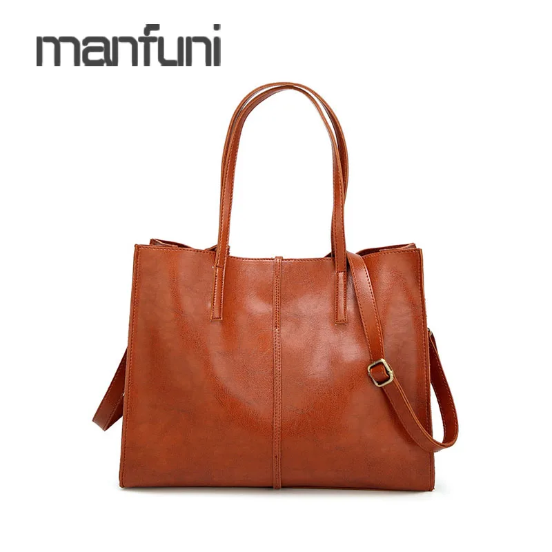 

Luxury Brand Women Leather Handbag Big Casual Tote Bolsa Feminina Fashion Crossbody Bags For Women Vintage Leather Handbags New