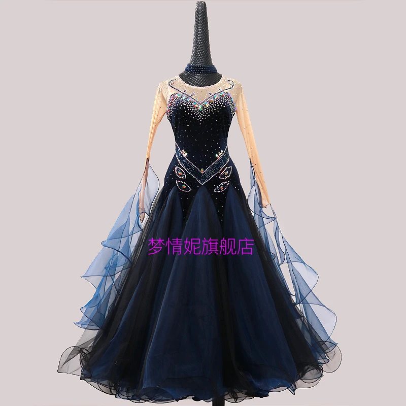 

Customize New ballroom dance dress standard ballroom waltz dresses ballroom dance competition dresses custom made MD1133