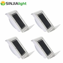 16 светодиодов солнечный светильник Открытый водонепроницаемый IP65 датчик движения настенный светильник Солнечная лампа безопасности садовая дорожка лестничный двор ночной Светильник s