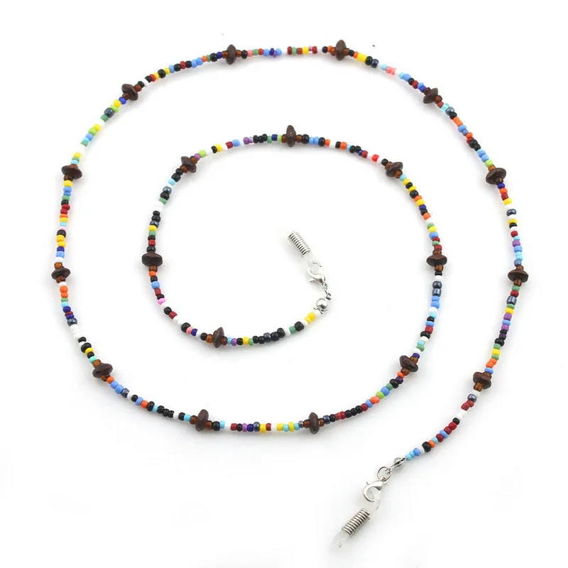 Colorful Beads Sunglasses Chains Chic Eyeglass Wood Beads Strap Reading