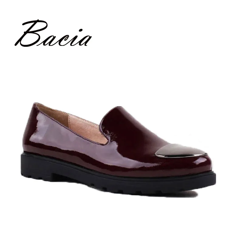 

Bacia 2017 Shoes Woman Genuine Leather Flats Ladies Shoes High Quality Shoes For Women Top Casual New Work Loafers Shoes VB032