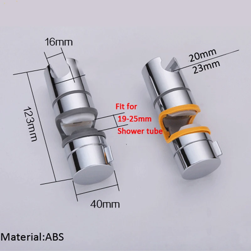 Ползунок держатель для душевой головки кронштейн для душевой головки регулируемый держатель для душевой головки ползунок на рельсах для ванной комнаты