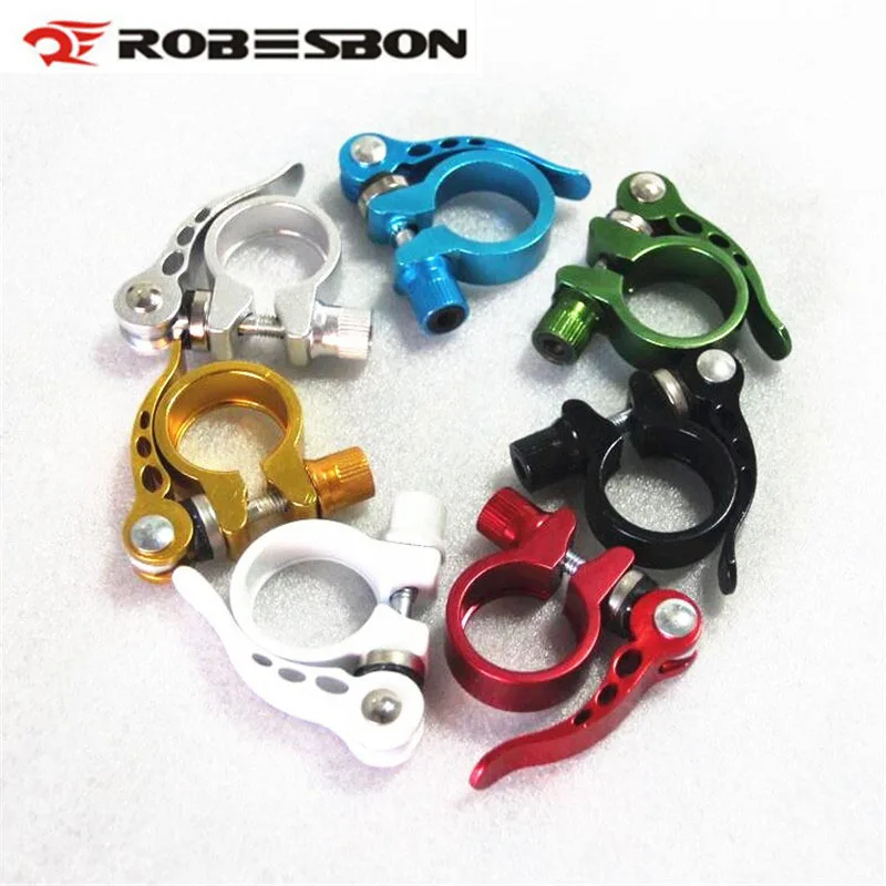 Aluminum Ultralight Quick Release Road Bike MTB Bicycle Seatpost Clamp 31.8mm