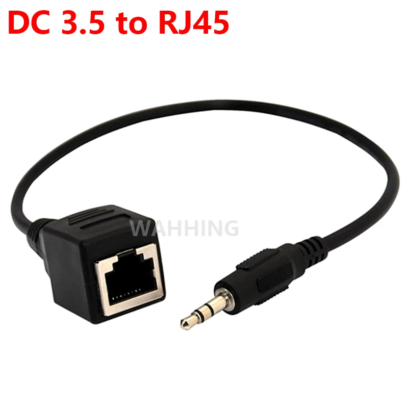 Сетевой переходник RJ45 мама к разъему DC3.5 папа 3 5 постоянного тока для устройства с