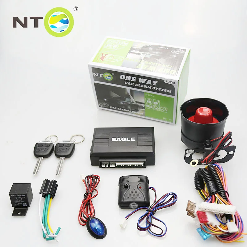 Universal Keyless Entry One Way Car Alarm System Central door locking system automation Arm