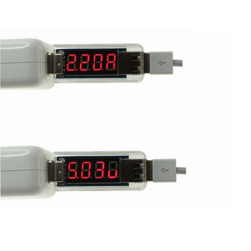 Миниатюрный USB тестер напряжения тока для телефона планшета зарядного