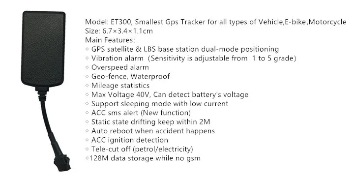 Gps трекер устройство слежения автомобиля мотоцикла мопеда GSM локатор 9-100 в режиме реального времени трекер система приложение