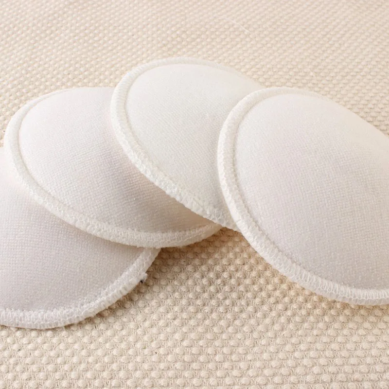 4 Pcs Skin-friendly Breast Pads Anti-overflow Nursing Pad Breastfeeding Absorbency Mom Prenatal Postnatal Supplies 6