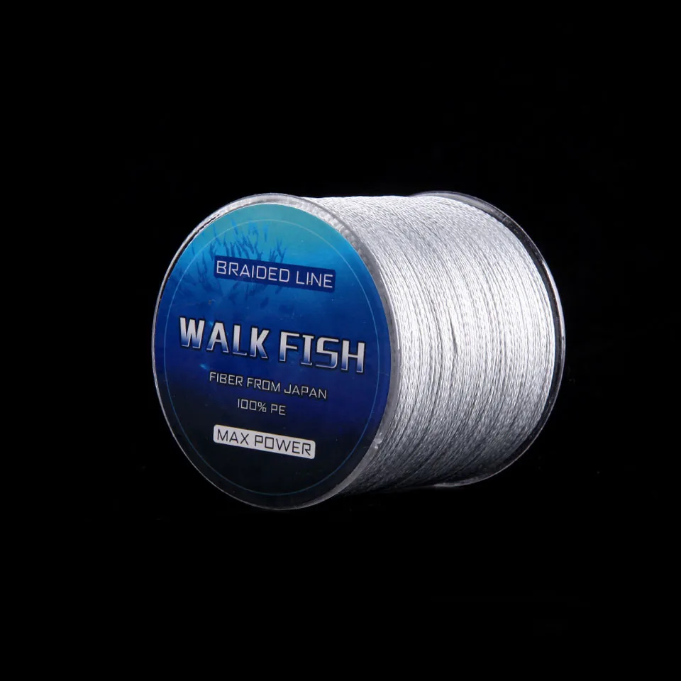 WALK FISH 150 м 8-150LB 4 нити PE плетеная леска многофиламентная леска для ловли карпа соленая Пресноводная - Цвет: Grey