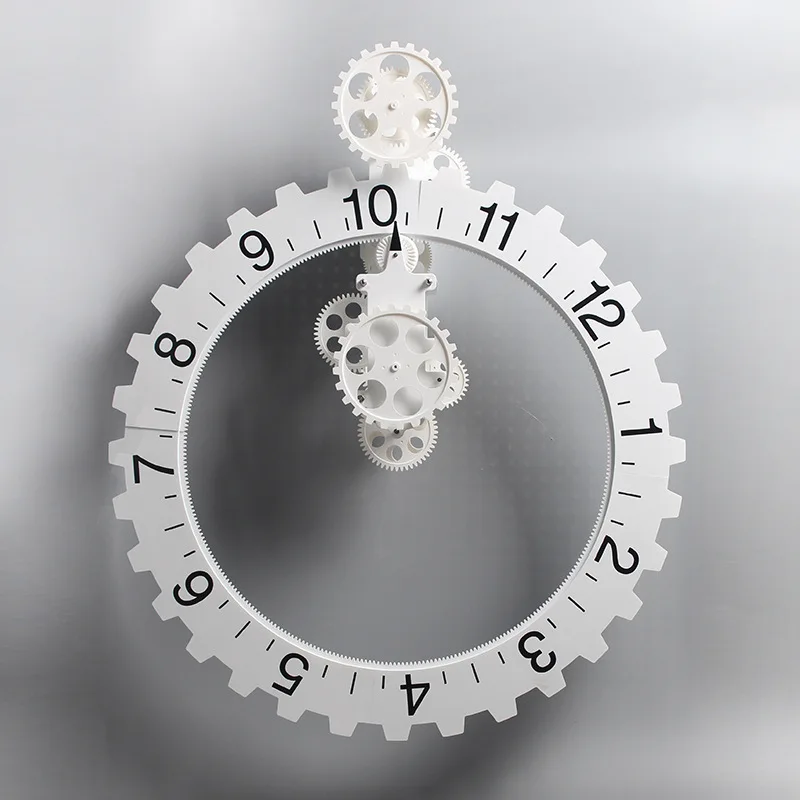 A timeless Gear Wall Clock with intricate gear design.