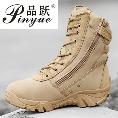 

2018 Good quality Military boots Summer super bot light asker combat boots men's breathable tactical desert boots