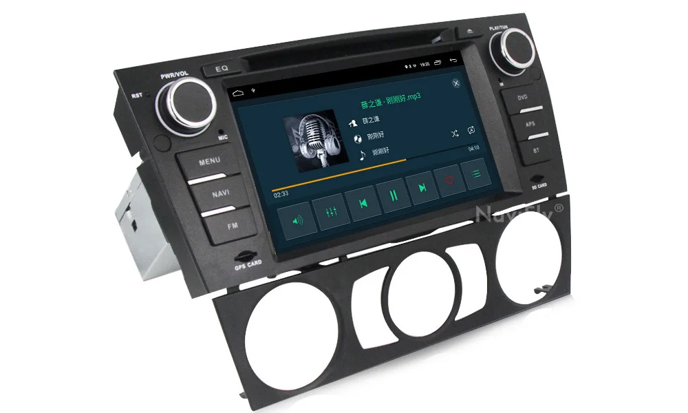 Cheap Navifly Android9.1 32G ROM 2G RAM 4G WIFI Car Multimedia player For BMW  E90,E91,E92,E93,3 series car audio dvd gps canbus 24