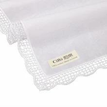 D005: 120 штук белый изготовлено из хлопка самого высокого качества, Кружевное Свадебное платки пустым крючком для женщин/дамы свадебный подарок