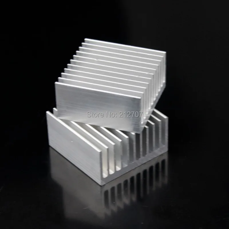 Cooler de Dissipador de Calor de Alumínio 20 Peças 40*40*20 mm 40 mm Dissipador de Calor Barbatana de Resfriamento para Luz Led Chip ic 40x40x20 mm - Imagem 5