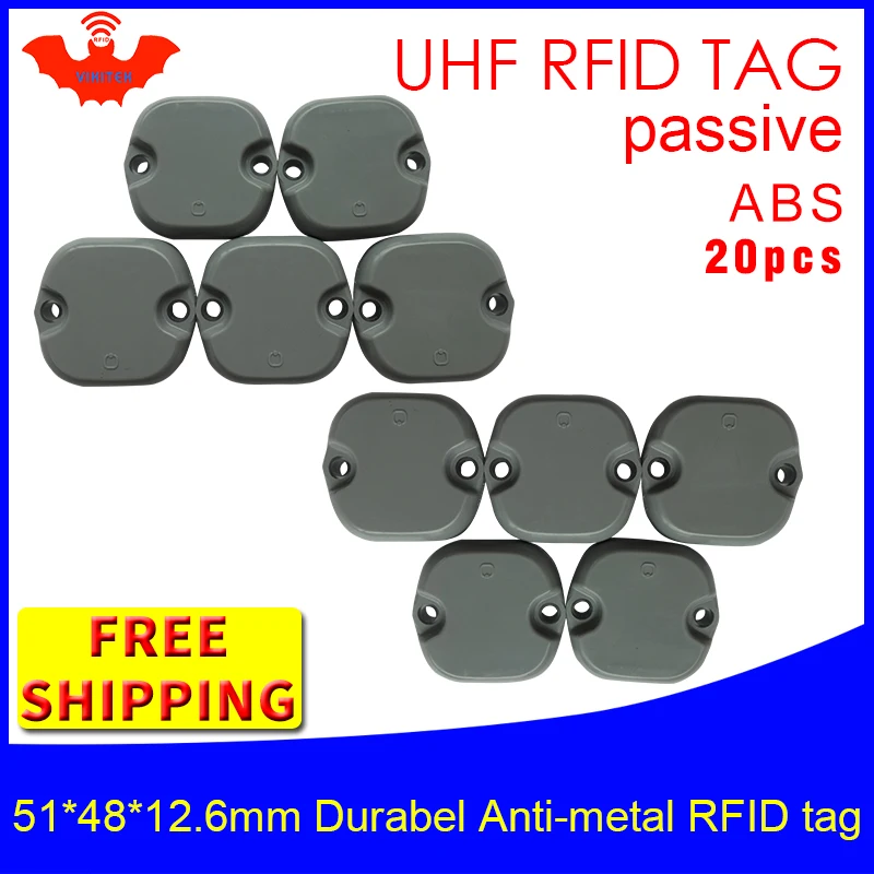 UHF RFID Метка 915 м 868 M4QT 20 шт. Бесплатная доставка 51*48*12 5 мм Строительная техника