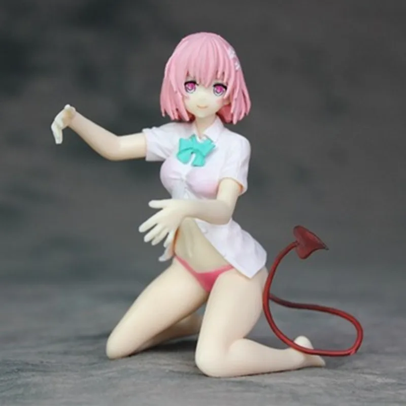 

Hot Sale ! Sexy Figures Japan Girls ToLOVE MOMO Darkness 10cm Breast Anime Doll Model Toys D3261