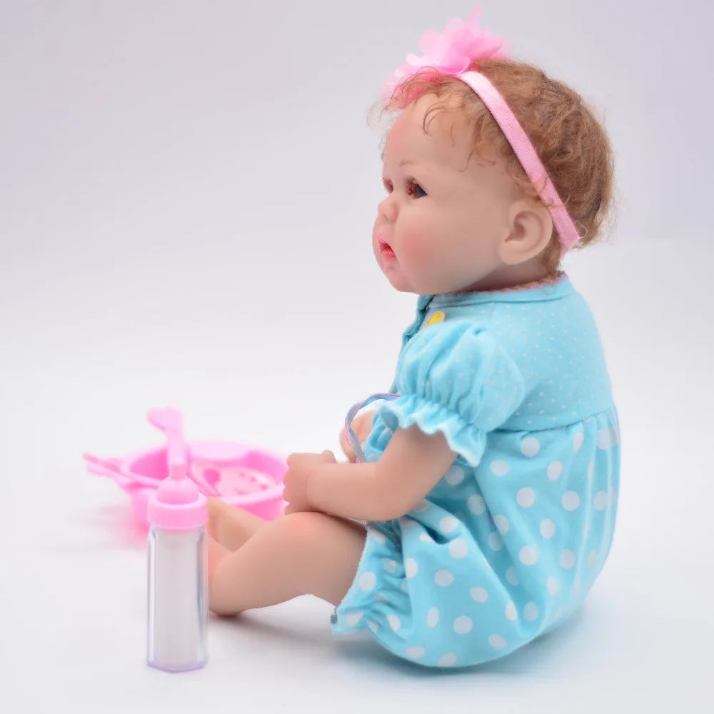 16 ''силиконовые reborn baby мягкие тела 40 см реалистичные виниловые игрушки новорожденная девочка малыши куклы Детский подарок для детей Brinquedos
