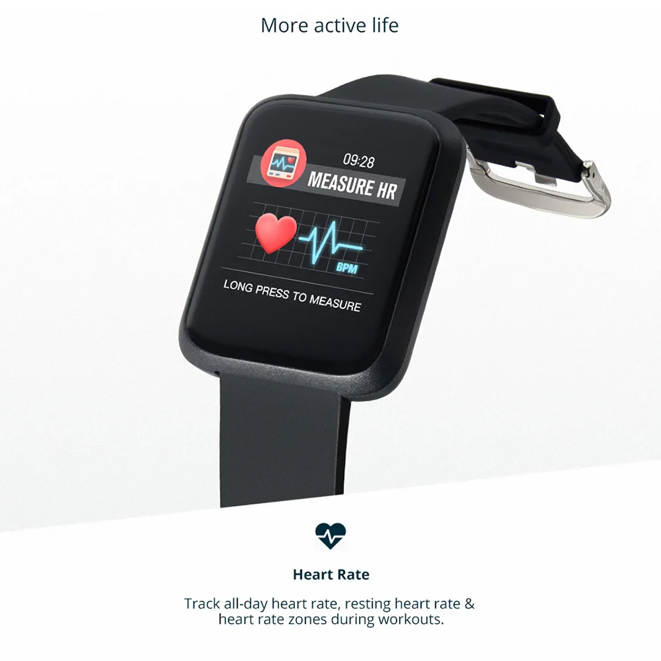 COLMI M28 Smart Watch Men Blood Pressure IP68 Waterproof Fitness Tracker Clock Smartwatch For IOS Android Wearable Devices