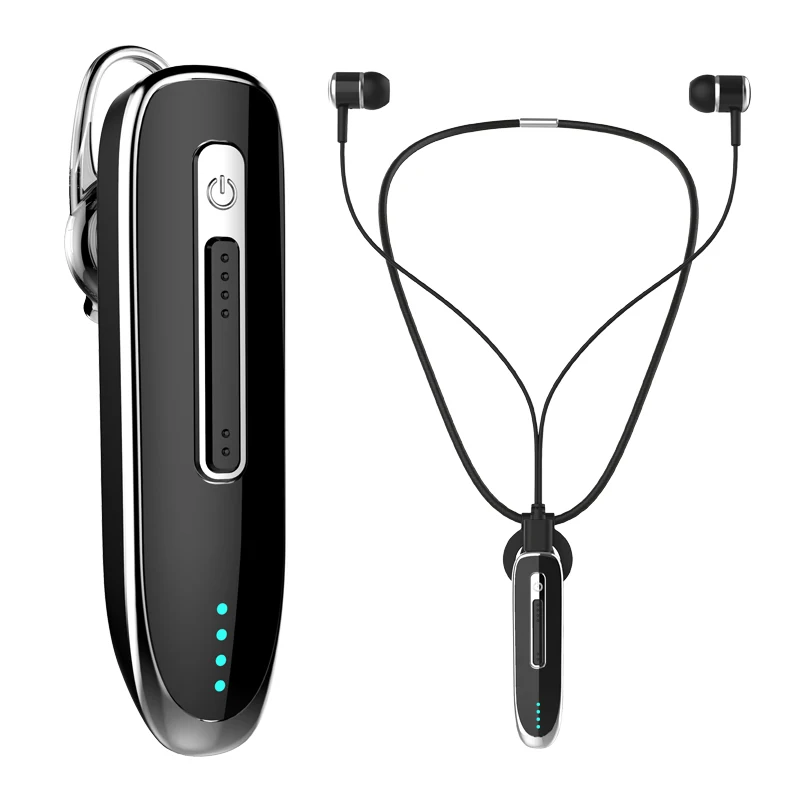 Дешево Bluetooth гарнитура Handsfree Auriculares беспроводные наушники аккумулятор большой мощности Дисплей наушники с микрофоном
