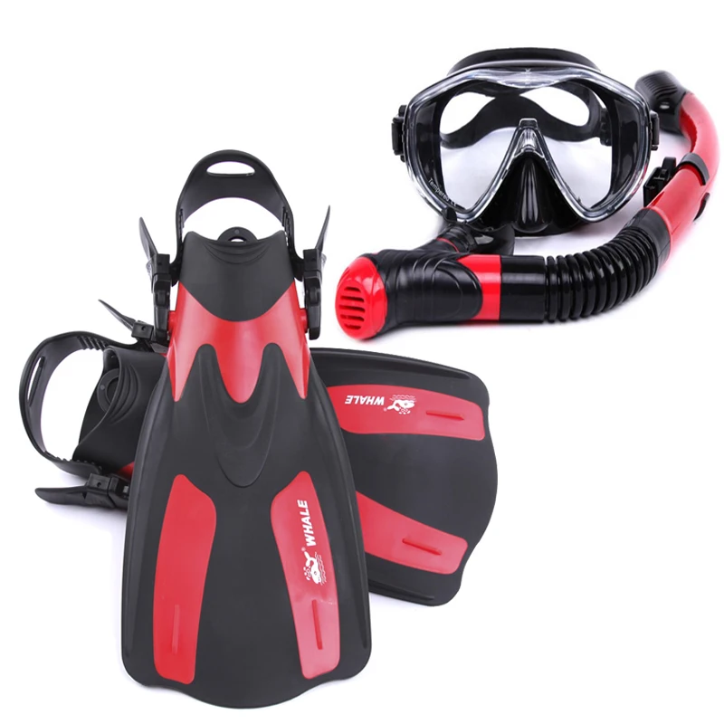 Закаленное стекло Professional Snorkels Scuba очки-маска для ныряния стекло es дайвинг плавники ласты для плавания набор Дайвинг оборудование