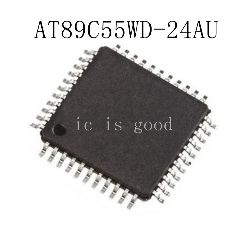 5PCS AT89C55WD AT89C55WD 24AU New original